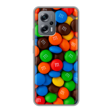 Силиконовый чехол на Xiaomi Poco X4 GT с принтом Конфеты Силиконовый чехол на Xiaomi Poco X4 GT с принтом Конфеты