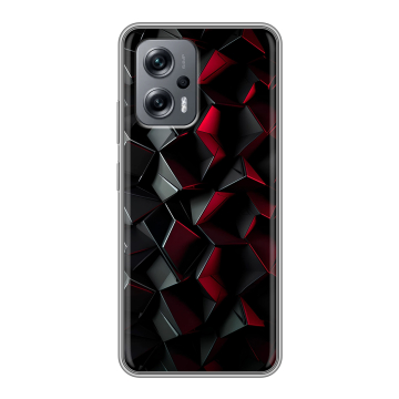 Силиконовый чехол на Xiaomi Poco X4 GT с принтом Абстракция