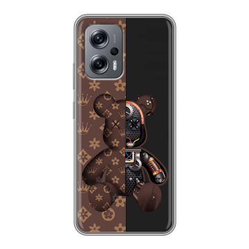 Силиконовый чехол на Xiaomi Poco X4 GT с принтом Луи робот Силиконовый чехол на Xiaomi Poco X4 GT с принтом Луи робот