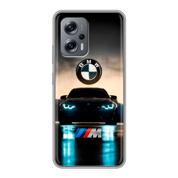 Силиконовый чехол на Xiaomi Poco X4 GT с принтом БМВ BMW