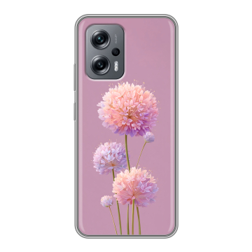 Силиконовый чехол на Xiaomi Poco X4 GT с принтом Цветы Силиконовый чехол на Xiaomi Poco X4 GT с принтом Цветы