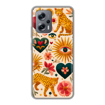 Силиконовый чехол на Xiaomi Poco X4 GT с принтом Модный принт Силиконовый чехол на Xiaomi Poco X4 GT с принтом Модный принт