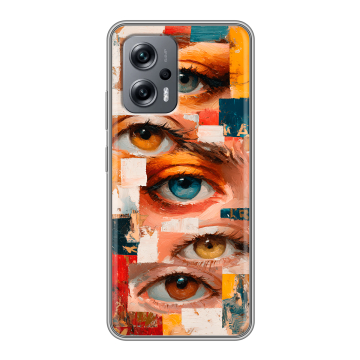 Силиконовый чехол на Xiaomi Poco X4 GT с принтом Модный принт Силиконовый чехол на Xiaomi Poco X4 GT с принтом Модный принт