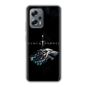 Силиконовый чехол на Xiaomi Poco X4 GT с принтом Игра Престолов Game Thrones Силиконовый чехол на Xiaomi Poco X4 GT с принтом Игра Престолов Game Thrones