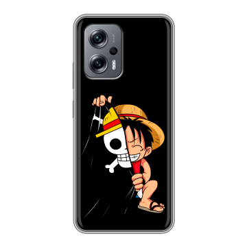 Силиконовый чехол на Xiaomi Poco X4 GT с принтом One Piece Ван Пис Силиконовый чехол на Xiaomi Poco X4 GT с принтом One Piece Ван Пис