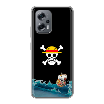 Силиконовый чехол на Xiaomi Poco X4 GT с принтом One Piece Ван Пис Силиконовый чехол на Xiaomi Poco X4 GT с принтом One Piece Ван Пис