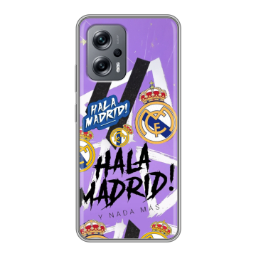 Силиконовый чехол на Xiaomi Poco X4 GT с принтом Real Madrid Реал Мадрид Силиконовый чехол на Xiaomi Poco X4 GT с принтом Real Madrid Реал Мадрид