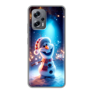 Силиконовый чехол на Xiaomi Poco X4 GT с принтом Новый год Силиконовый чехол на Xiaomi Poco X4 GT с принтом Новый год