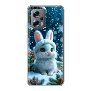 Силиконовый чехол на Xiaomi Poco X4 GT с принтом Новый год Силиконовый чехол на Xiaomi Poco X4 GT с принтом Новый год