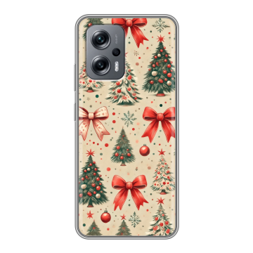 Силиконовый чехол на Xiaomi Poco X4 GT с принтом Новый год Силиконовый чехол на Xiaomi Poco X4 GT с принтом Новый год
