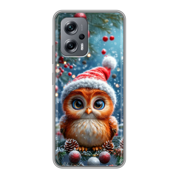 Силиконовый чехол на Xiaomi Poco X4 GT с принтом Новый год Силиконовый чехол на Xiaomi Poco X4 GT с принтом Новый год
