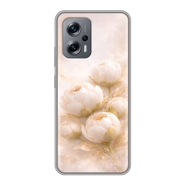 Силиконовый чехол на Xiaomi Poco X4 GT с принтом женский