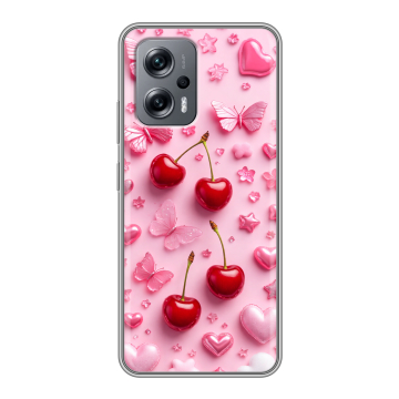 Силиконовый чехол на Xiaomi Poco X4 GT с принтом для девочек Силиконовый чехол на Xiaomi Poco X4 GT с принтом для девочек