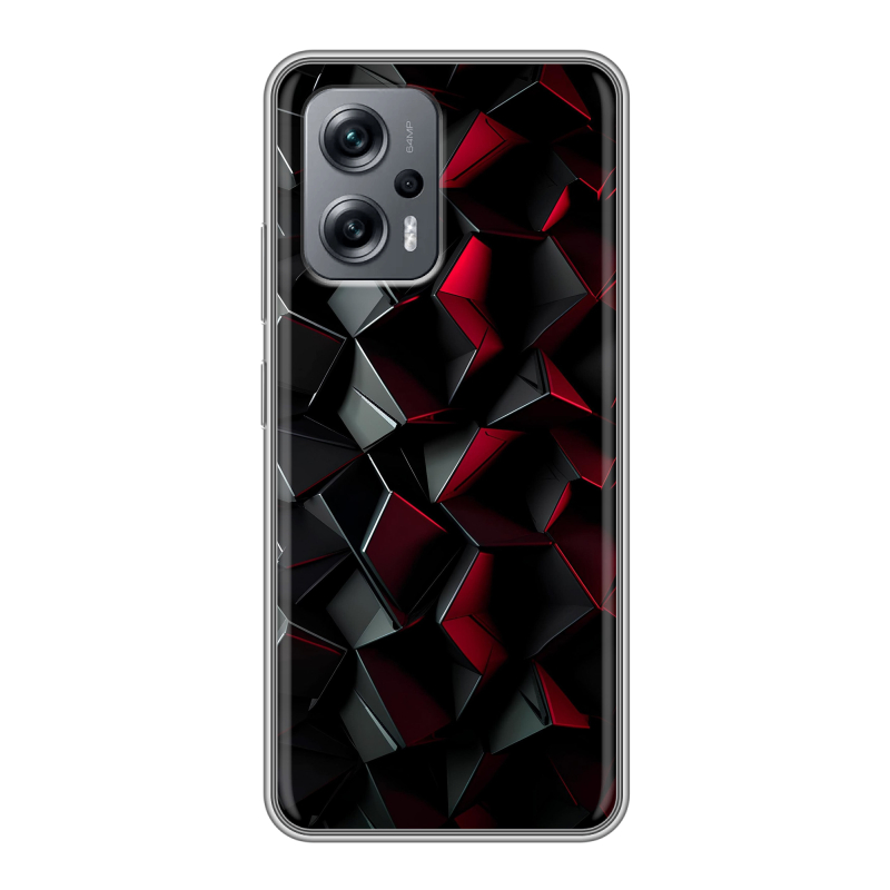 Силиконовый чехол на Xiaomi Poco X4 GT с принтом Абстракция Силиконовый чехол на Xiaomi Poco X4 GT с принтом Абстракция