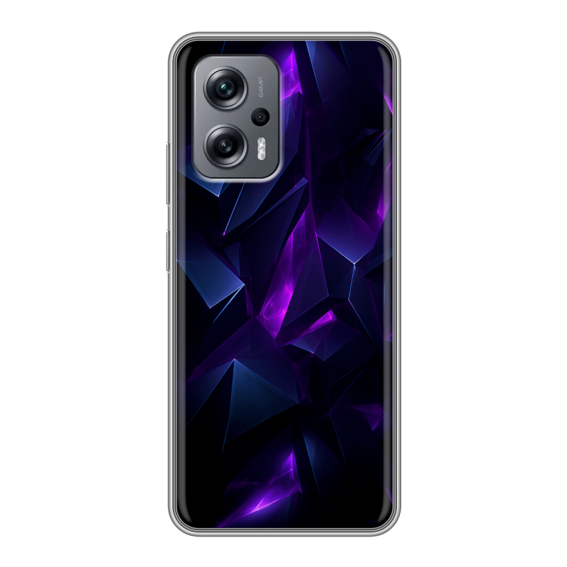 Силиконовый чехол на Xiaomi Poco X4 GT с принтом Абстракиция Силиконовый чехол на Xiaomi Poco X4 GT с принтом Абстракиция