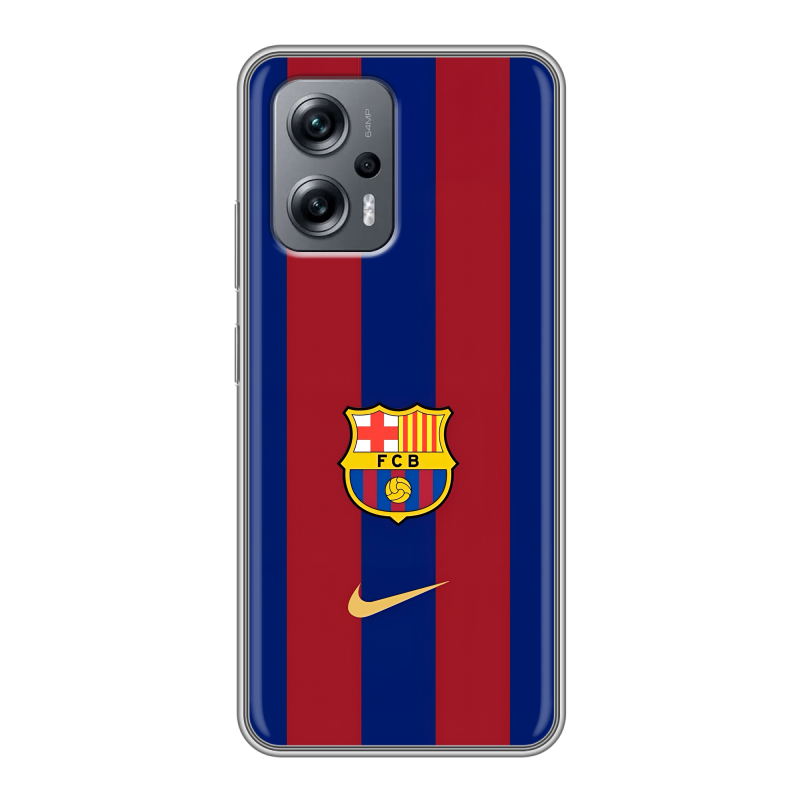 Силиконовый чехол на Xiaomi Poco X4 GT с принтом Барселона Barcelona Силиконовый чехол на Xiaomi Poco X4 GT с принтом Барселона Barcelona