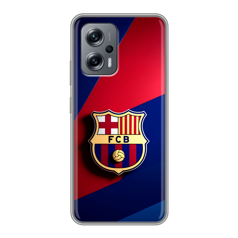 Силиконовый чехол на Xiaomi Poco X4 GT с принтом Барселона Barcelona Силиконовый чехол на Xiaomi Poco X4 GT с принтом Барселона Barcelona