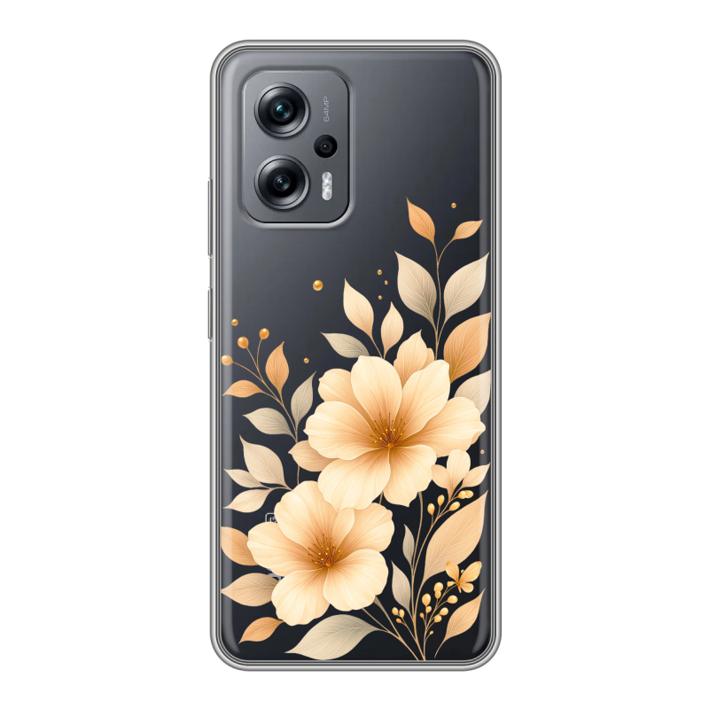 Силиконовый чехол на Xiaomi Poco X4 GT с принтом для девушки Силиконовый чехол на Xiaomi Poco X4 GT с принтом для девушки