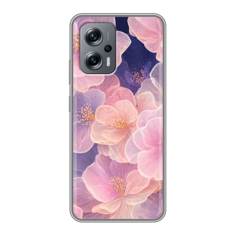 Силиконовый чехол на Xiaomi Poco X4 GT с принтом женский Силиконовый чехол на Xiaomi Poco X4 GT с принтом женский