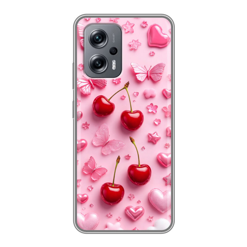 Силиконовый чехол на Xiaomi Poco X4 GT с принтом для девочек Силиконовый чехол на Xiaomi Poco X4 GT с принтом для девочек