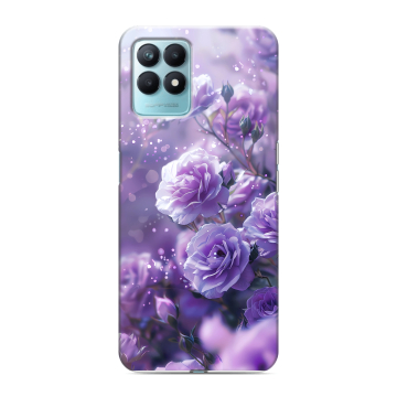 Силиконовый чехол на Realme Narzo 50 с принтом Розы цветы Силиконовый чехол на Realme Narzo 50 с принтом Розы цветы