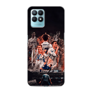 Силиконовый чехол на Realme Narzo 50 с принтом Реал Роналдо Real Ronaldo Силиконовый чехол на Realme Narzo 50 с принтом Реал Роналдо Real Ronaldo