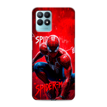 Силиконовый чехол на Realme Narzo 50 с принтом Spiderman Человек паук Силиконовый чехол на Realme Narzo 50 с принтом Spiderman Человек паук