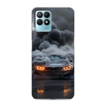 Силиконовый чехол на Realme Narzo 50 с принтом BMW БМВ Силиконовый чехол на Realme Narzo 50 с принтом BMW БМВ