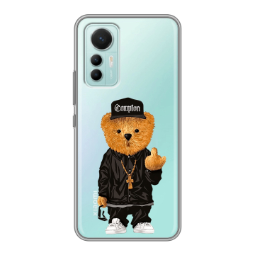 Силиконовый чехол на Xiaomi 12 Lite с принтом Мишка