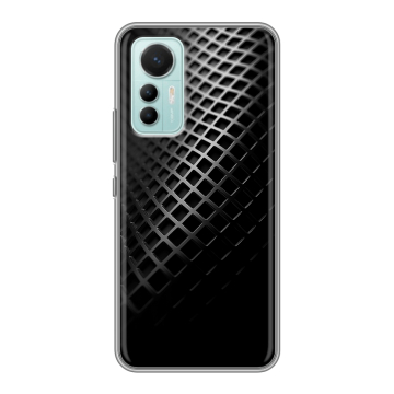 Силиконовый чехол на Xiaomi 12 Lite с принтом Текстура металла Силиконовый чехол на Xiaomi 12 Lite с принтом Текстура металла