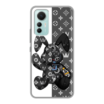Силиконовый чехол на Xiaomi 12 Lite с принтом Луи робот Силиконовый чехол на Xiaomi 12 Lite с принтом Луи робот
