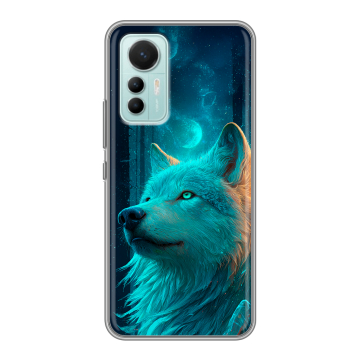 Силиконовый чехол на Xiaomi 12 Lite с принтом бабочки саккура Силиконовый чехол на Xiaomi 12 Lite с принтом бабочки саккура
