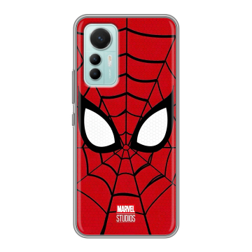 Силиконовый чехол на Xiaomi 12 Lite с принтом человек паук spiderman