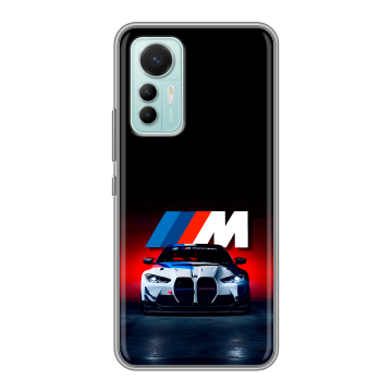Силиконовый чехол на Xiaomi 12 Lite с принтом БМВ BMW