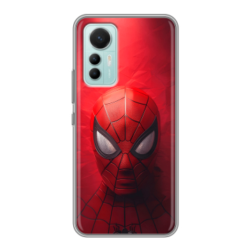 Силиконовый чехол на Xiaomi 12 Lite с принтом Spiderman Человек паук Силиконовый чехол на Xiaomi 12 Lite с принтом Spiderman Человек паук