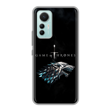 Силиконовый чехол на Xiaomi 12 Lite с принтом Игра Престолов Game Thrones Силиконовый чехол на Xiaomi 12 Lite с принтом Игра Престолов Game Thrones