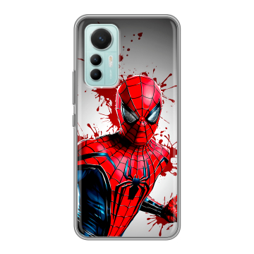 Силиконовый чехол на Xiaomi 12 Lite с принтом Spiderman Человек паук Силиконовый чехол на Xiaomi 12 Lite с принтом Spiderman Человек паук