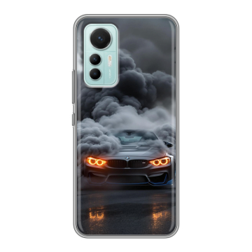 Силиконовый чехол на Xiaomi 12 Lite с принтом BMW БМВ