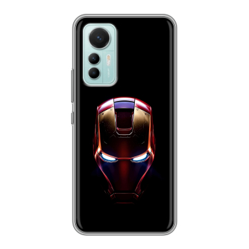 Силиконовый чехол на Xiaomi 12 Lite с принтом IronMan Железный человек Силиконовый чехол на Xiaomi 12 Lite с принтом IronMan Железный человек