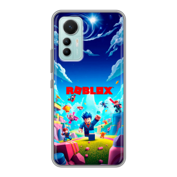 Силиконовый чехол на Xiaomi 12 Lite с принтом Roblox Роблокс Силиконовый чехол на Xiaomi 12 Lite с принтом Roblox Роблокс