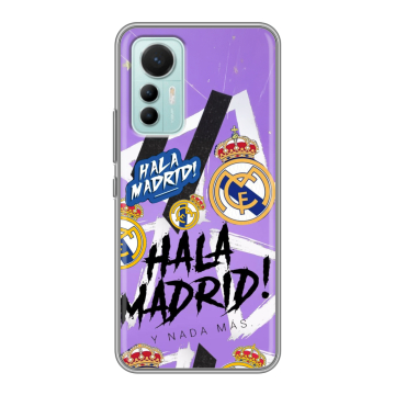 Силиконовый чехол на Xiaomi 12 Lite с принтом Real Madrid Реал Мадрид Силиконовый чехол на Xiaomi 12 Lite с принтом Real Madrid Реал Мадрид