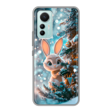 Силиконовый чехол на Xiaomi 12 Lite с принтом Новый год Силиконовый чехол на Xiaomi 12 Lite с принтом Новый год