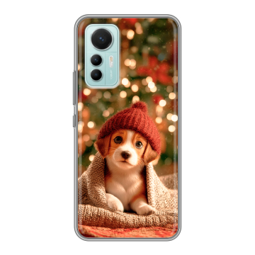 Силиконовый чехол на Xiaomi 12 Lite с принтом Новый год Силиконовый чехол на Xiaomi 12 Lite с принтом Новый год