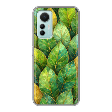 Силиконовый чехол на Xiaomi 12 Lite с принтом женский