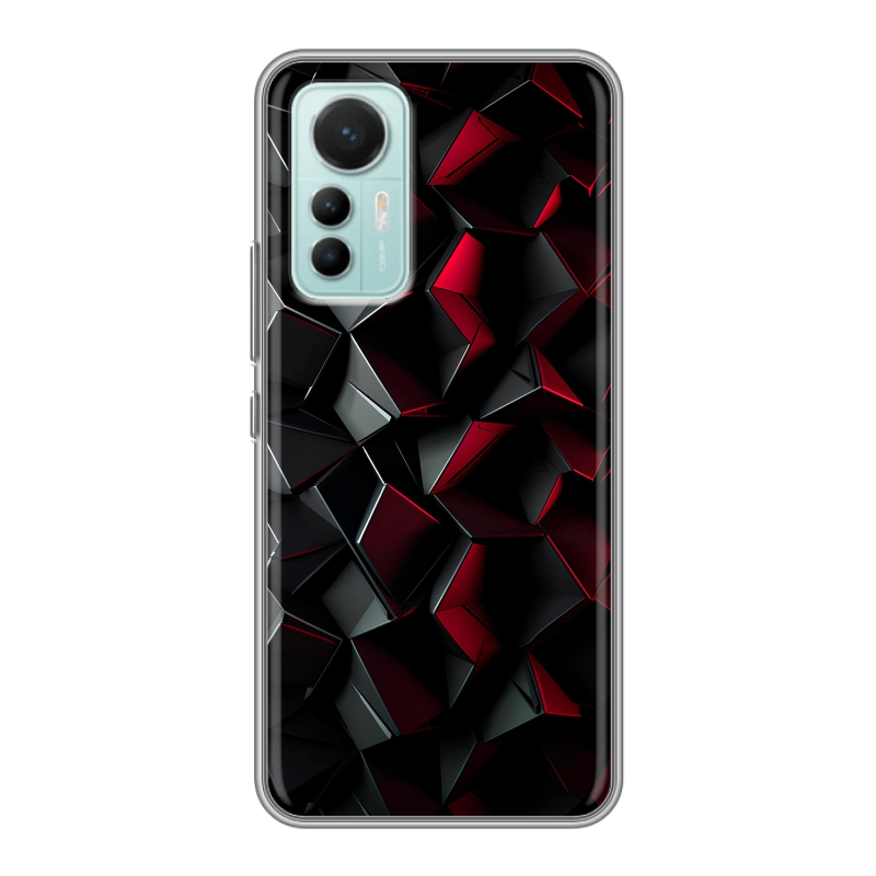 Силиконовый чехол на Xiaomi 12 Lite с принтом Абстракция Силиконовый чехол на Xiaomi 12 Lite с принтом Абстракция