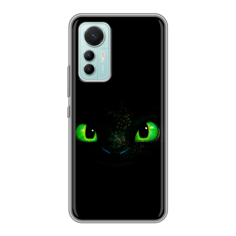 Силиконовый чехол на Xiaomi 12 Lite с принтом Как приручить дракона Силиконовый чехол на Xiaomi 12 Lite с принтом Как приручить дракона