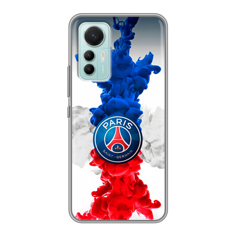 Силиконовый чехол на Xiaomi 12 Lite с принтом PSG ПСЖ Силиконовый чехол на Xiaomi 12 Lite с принтом PSG ПСЖ
