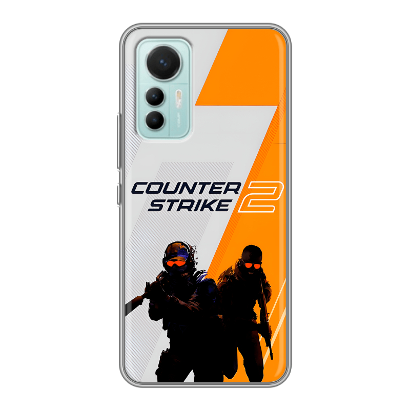 Силиконовый противоударный чехол на Xiaomi 12 Lite с принтом Counter Strike Силиконовый противоударный чехол на Xiaomi 12 Lite с принтом Counter Strike