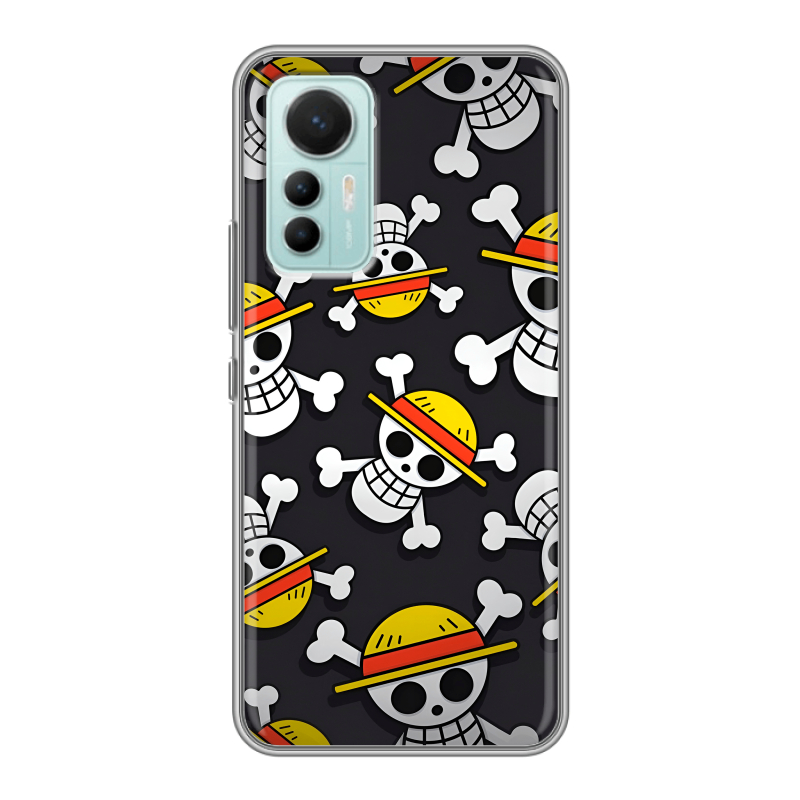 Силиконовый чехол на Xiaomi 12 Lite с принтом One Piece Ван Пис Силиконовый чехол на Xiaomi 12 Lite с принтом One Piece Ван Пис