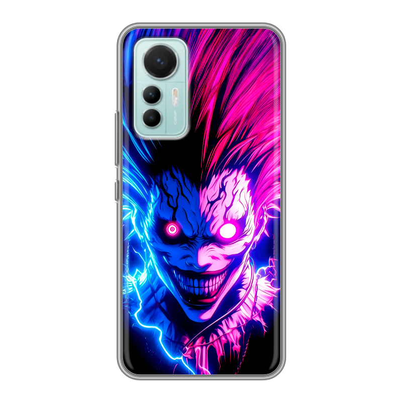 Силиконовый чехол на Xiaomi 12 Lite с принтом Death note Тетрадь смерти Силиконовый чехол на Xiaomi 12 Lite с принтом Death note Тетрадь смерти